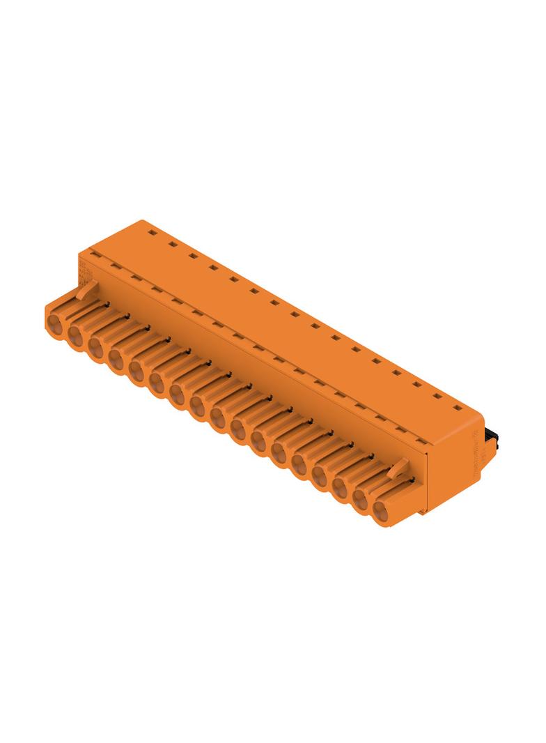 BLF 5.08HC/17/180 SN OR BX Wtyk PCB (złącze wiązki), 5.08 mm, Liczba biegunów: 17, PUSH IN, złącze sprężynowe /18szt./ 1013850000 WEIDMÜLLER