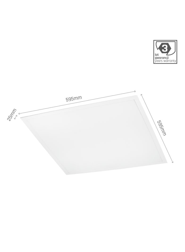 ALGINE PANEL BACKLIGHT 40W NW 230V 120st IP20 600x600x25 BIAŁY