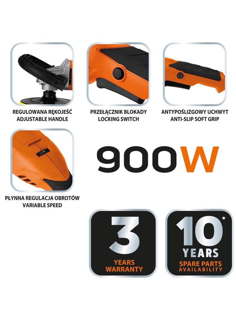 Polerka 900W, 150 mm