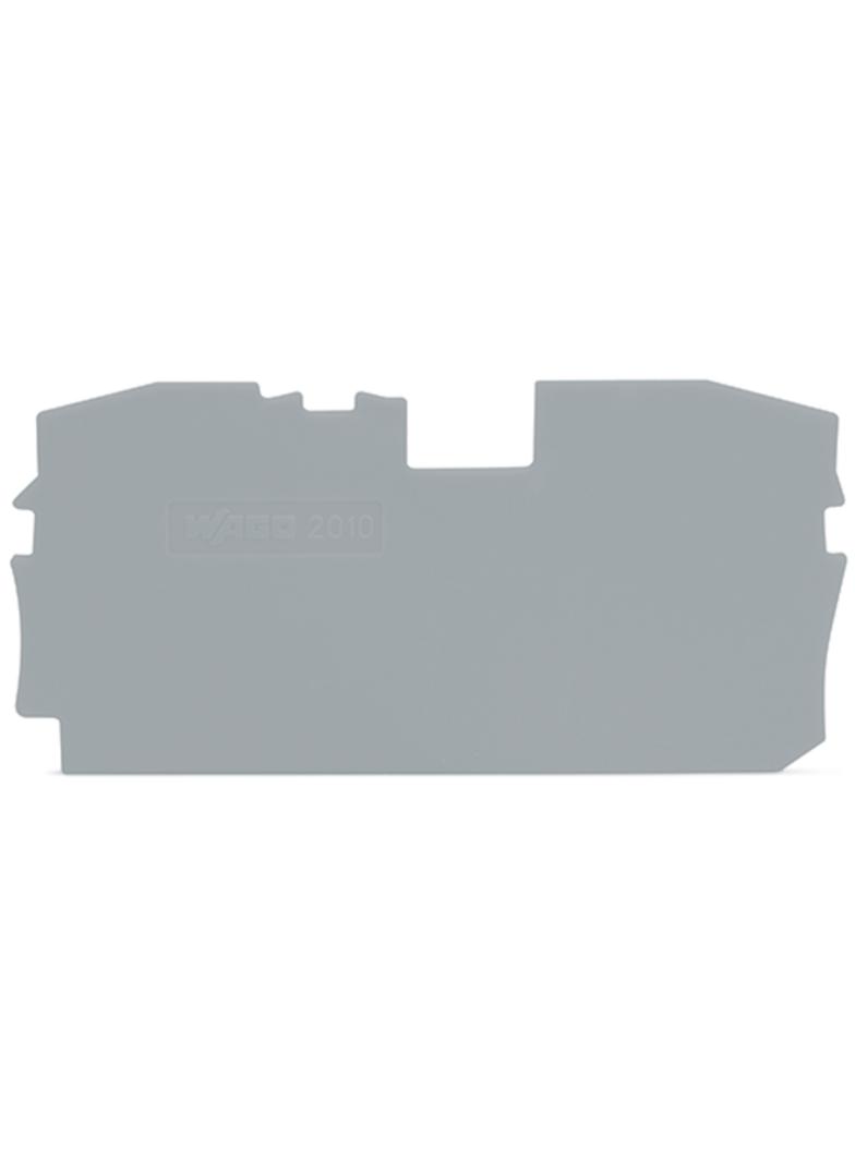 Ścianka końcowa szara TOPJOBS 2010‑1291 /25szt./ WAGO