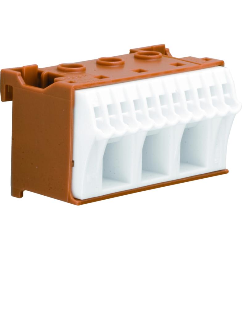 QuickConnect Blok samozacisków fazowy brązowy 3x16 +11x4mm2 szer. 60mm KN14P HAGER