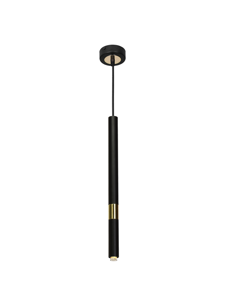 lampa wisząca Monza G9 czarno/złota MLP6333 Milagro