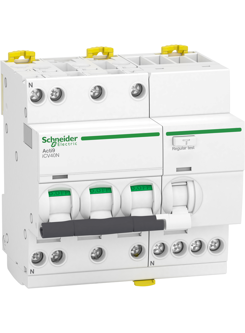 Wyłącznik różnicowonadprądowy iCV40N 3P+N C25A 300mA typ AC A9DE7725 Schneider