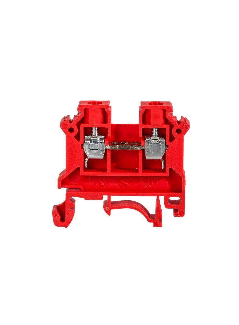 ZSG1-4.0Nc ,  Złączka szynowa gwintowa, seria NOWA, 4,0 mm2, TS 32,35, 1 tor, czerwony