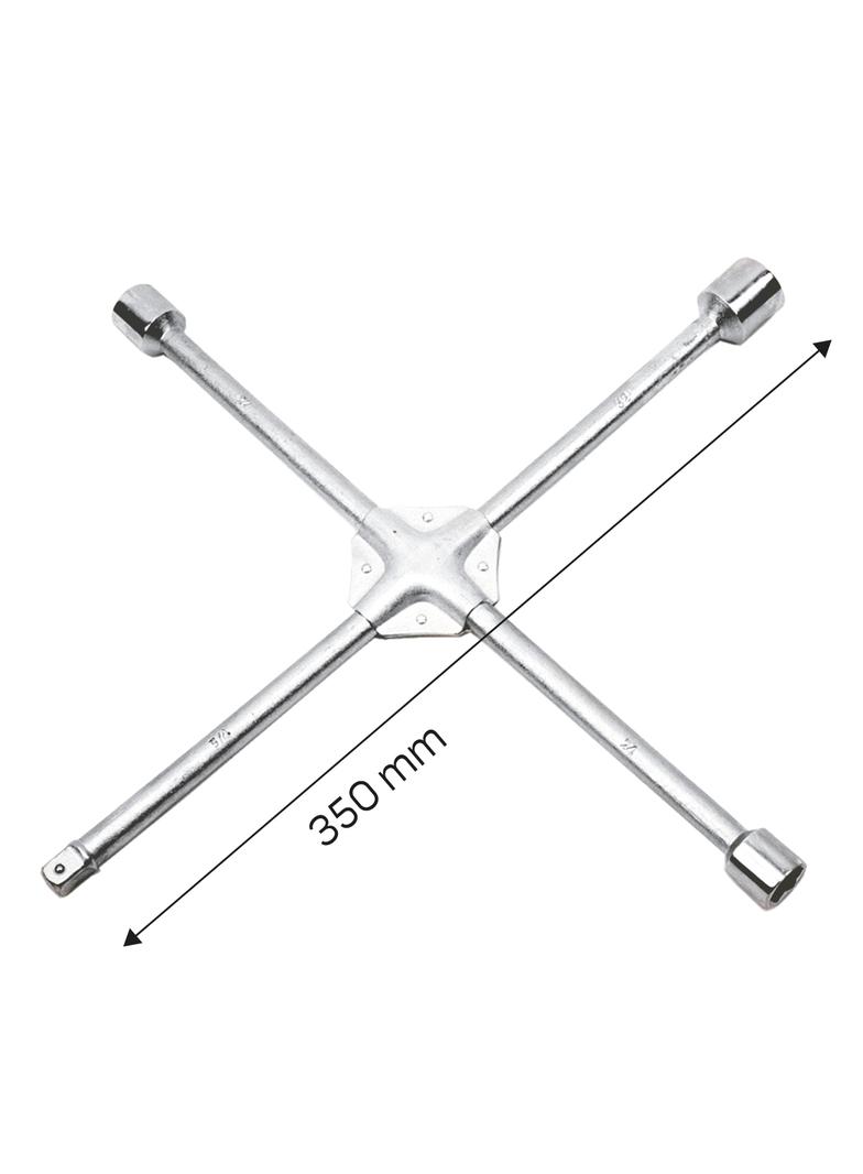 Klucz do kół krzyżakowy, 17 x 19 x 22 mm, 1/2"