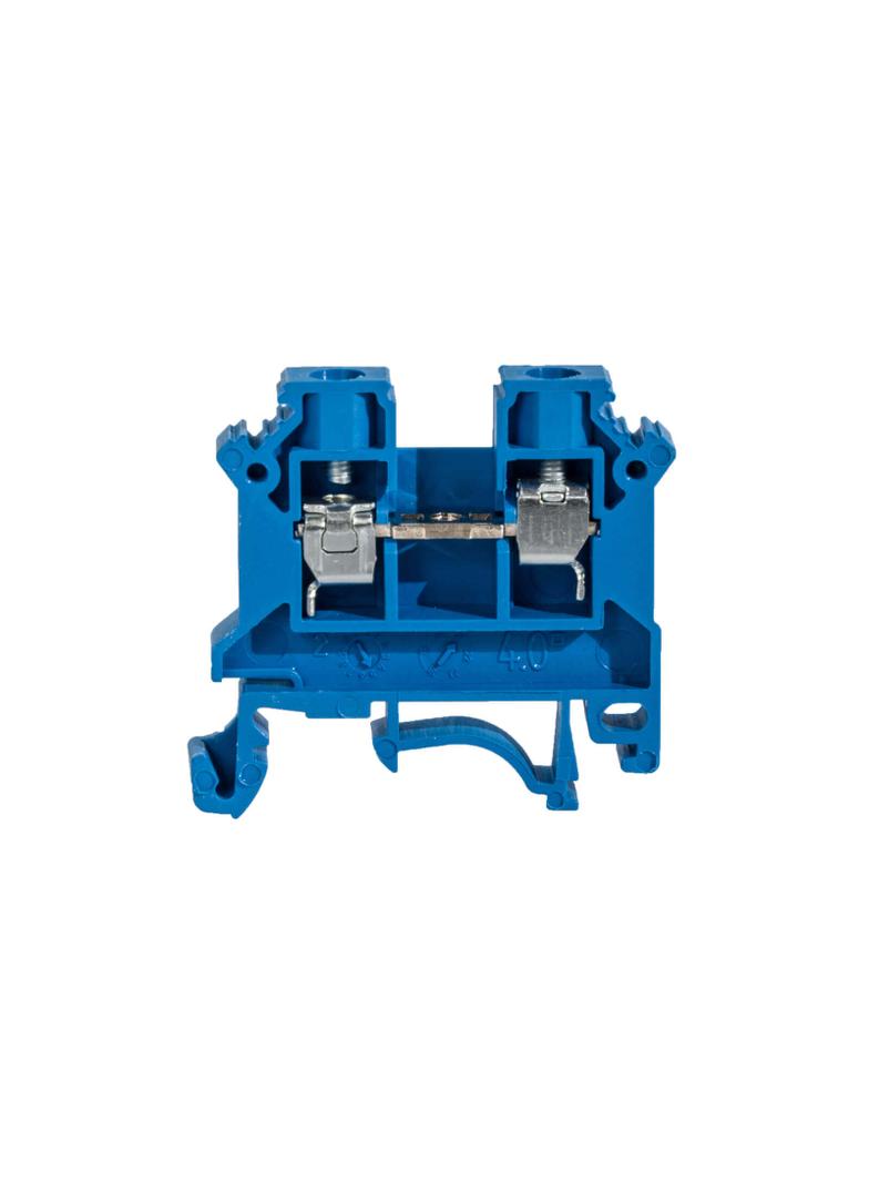 ZSG1-4.0Nn ,  Złączka szynowa gwintowa, seria NOWA, 4,0 mm2, TS 32,35, 1 tor, niebieski