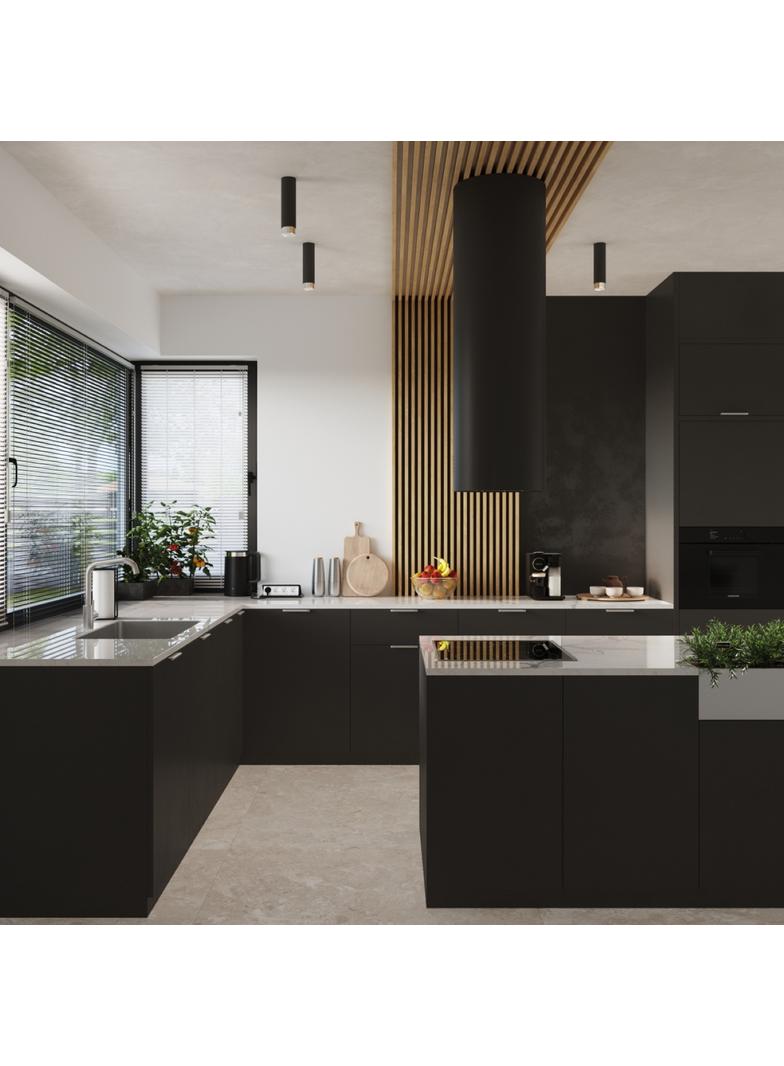 Sollux Plafon NERO 22,5 czarny/chrom SL.1409