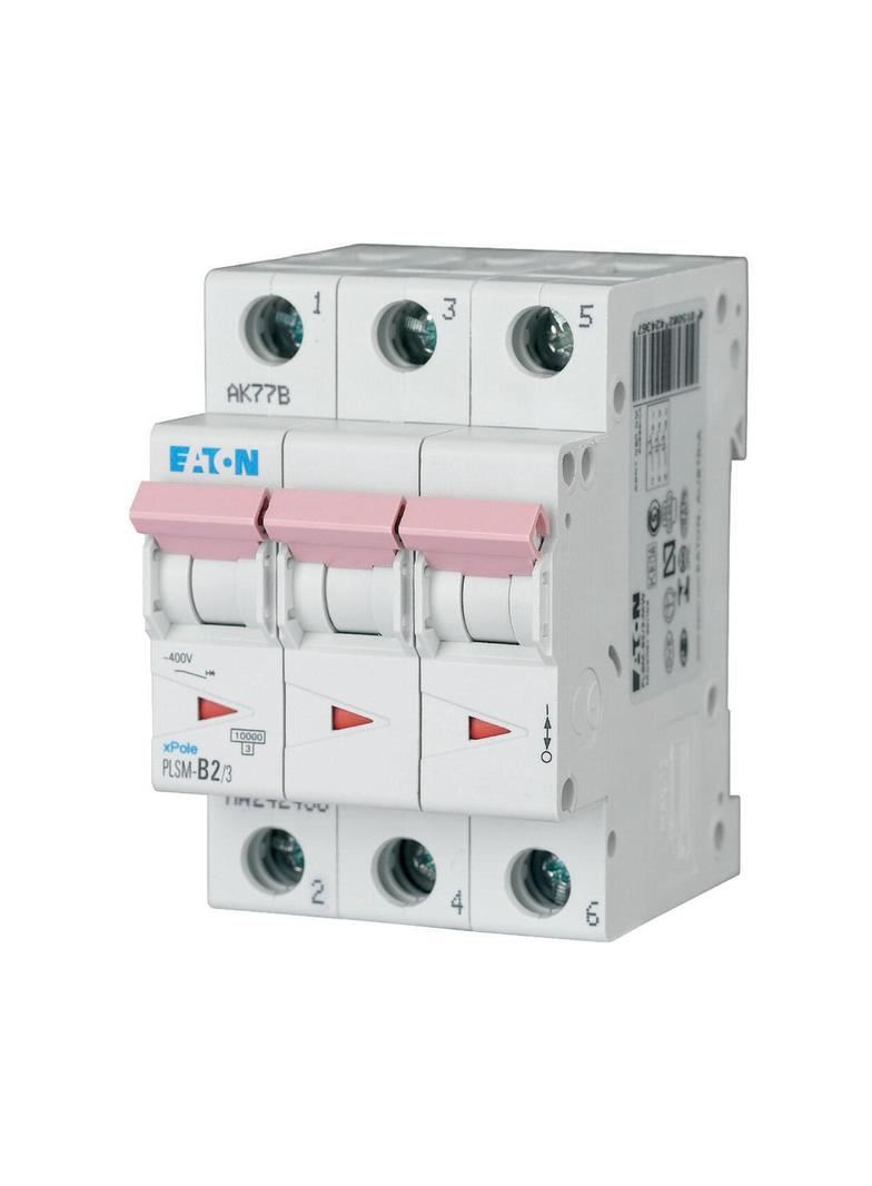 PLSM-C2/3-MW Wyłącznik nadprądowy 10kA C2A 3P 242462 EATON