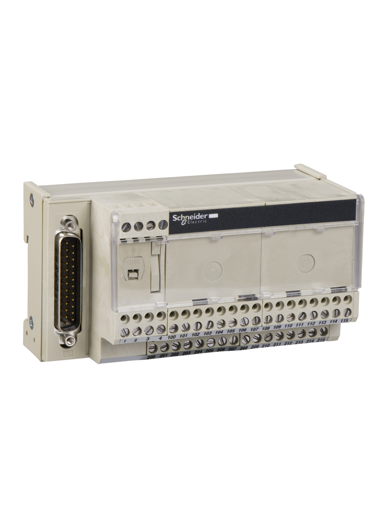 Modicon ABE7, podbaza rozdzielcza, liczniki i kanały analogowe, 8 kanałów ABE7CPA03