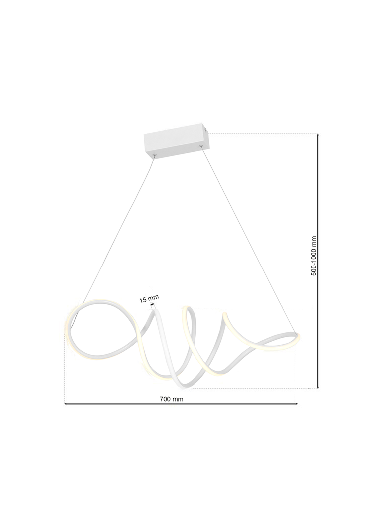 Milagro lampa wisząca LED Loca 56W 3360lm 4000K ML5491
