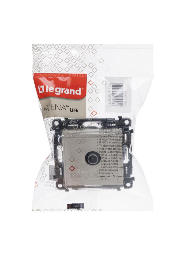 VALENA LIFE GNIAZDO TV KOŃCOWE KREMOWE, Legrand