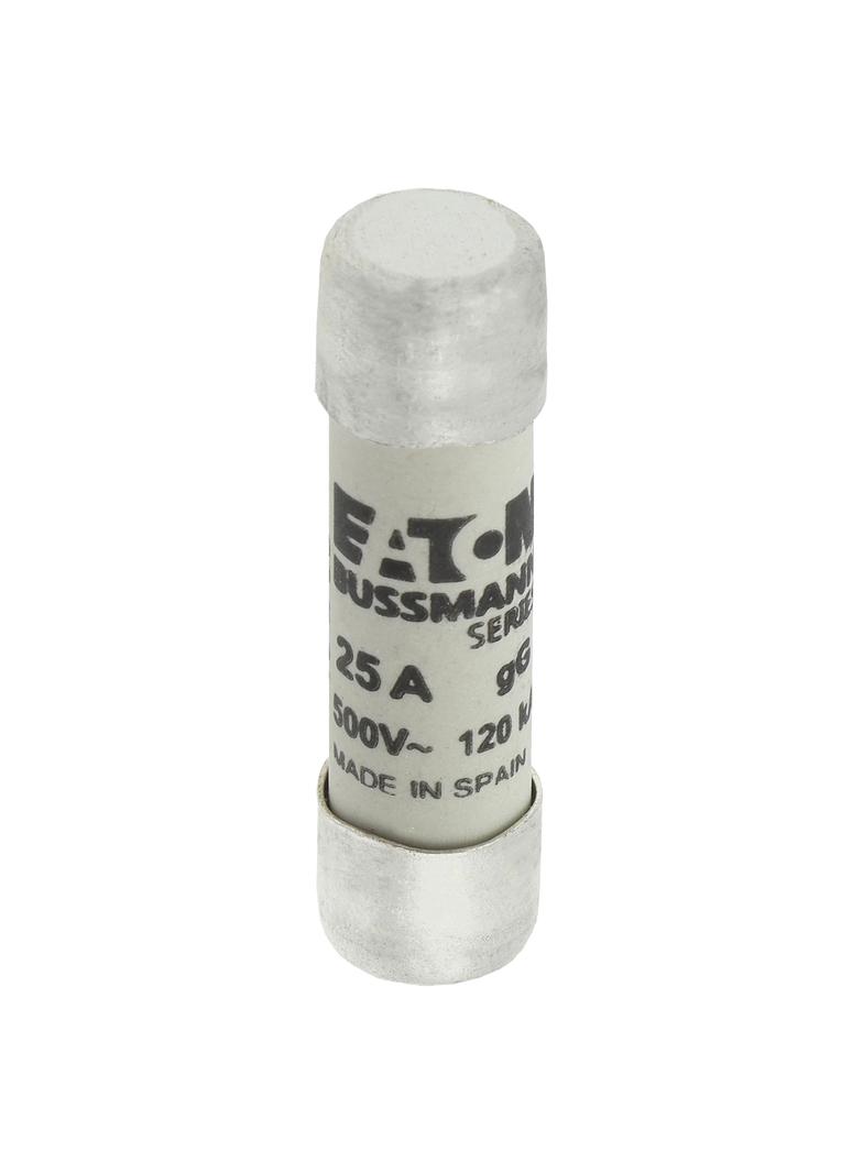 CYLINDRICAL FUSE 10 x 38 25A GG 500V AC Wkładka cylindryczna 10 x 38mm 25A GG 400V AC C10G25 EATON
