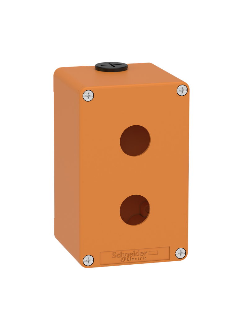 Kaseta sterownika pomarańczowa 2 otwory XAPO2502 Schneider