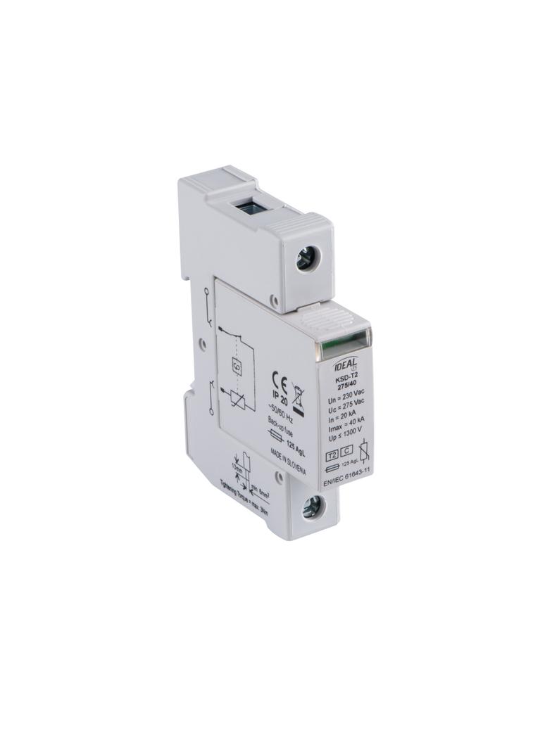 Ogranicznik przepięć KSD-T2 275/40 1P 20kA 1,3kV 23130 KANLUX