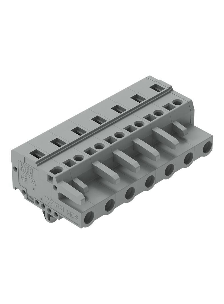 MCS-MIDI Classic gniazdo 7-bieg. szare raster 7,5 mm /50szt./ WAGO