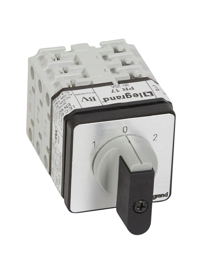 PRZEŁĄCZNIK KRZYWKOWY 0-1-2 PR17 20 A 3P, Legrand