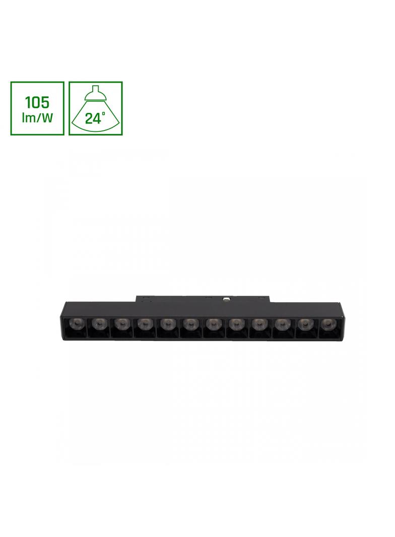 SYSTEM SHIFT BASIC - GRID S OPRAWA LINIOWA 220MM 12W 2700K CZARNY