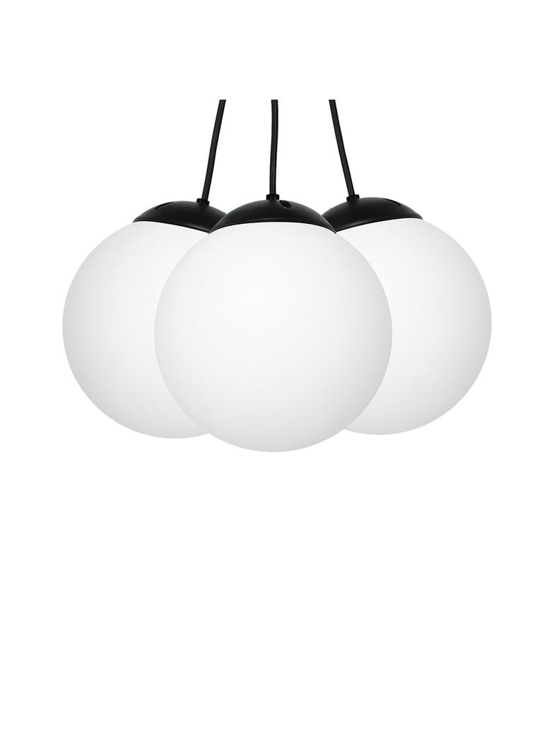 Milagro lampa wisząca Lima 3xE14 czarno/biała MLP6523