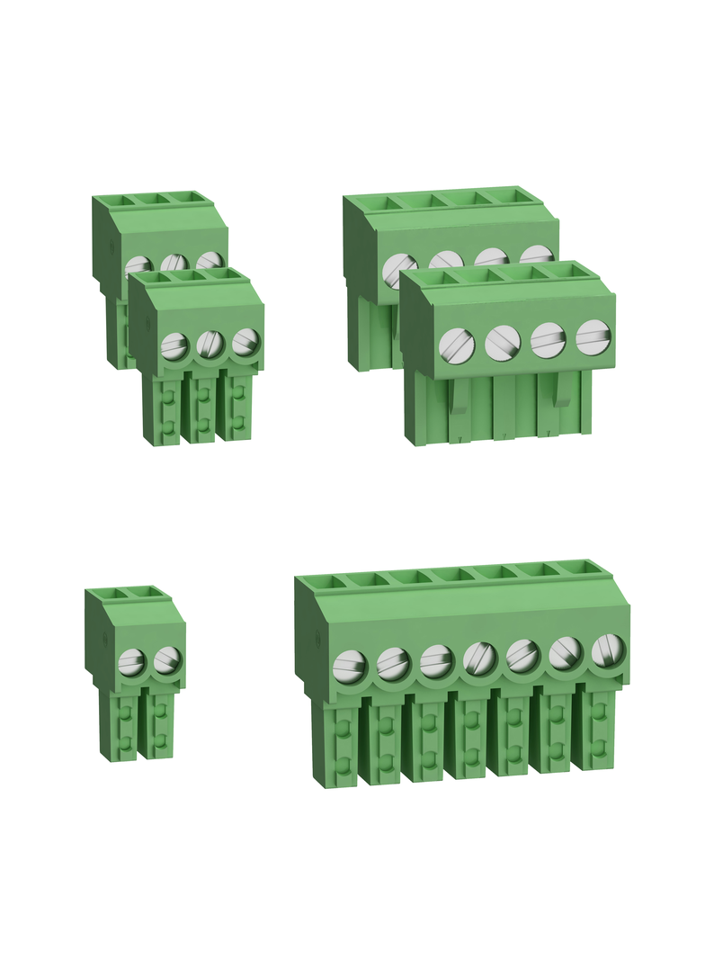 Modicon M172, Blok zacisków śrubowych do modułów rozszerzających M172, 12 We/Wy