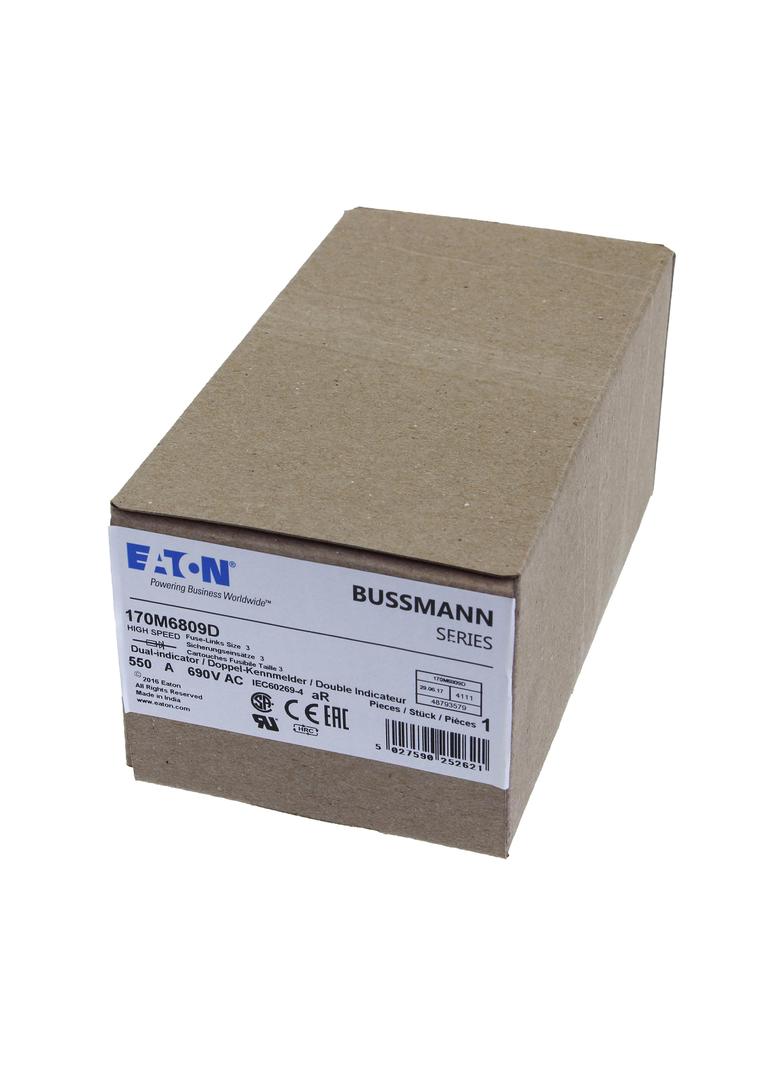 550A 690V aR DIN 3 HSDNH FUSE Wkładka szybka 550A AC 690V DIN 3 aR DIN IEC podwójny wskaźni 170M6809