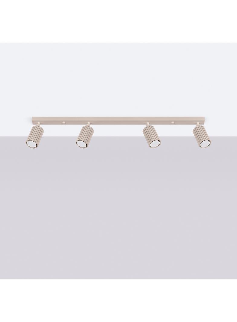 SOLLUX Plafon KARBON 4L taupe ; SL.1765