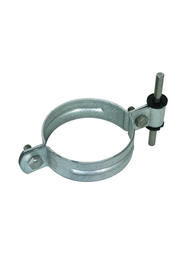 Objema do stojaka dachowego 89 mm, z tuleją PVC, St/tZn 425089 DEHN