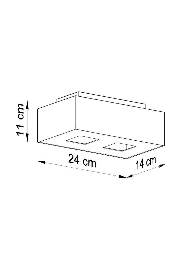 Sollux Plafon MONO 2 biały SL.0067