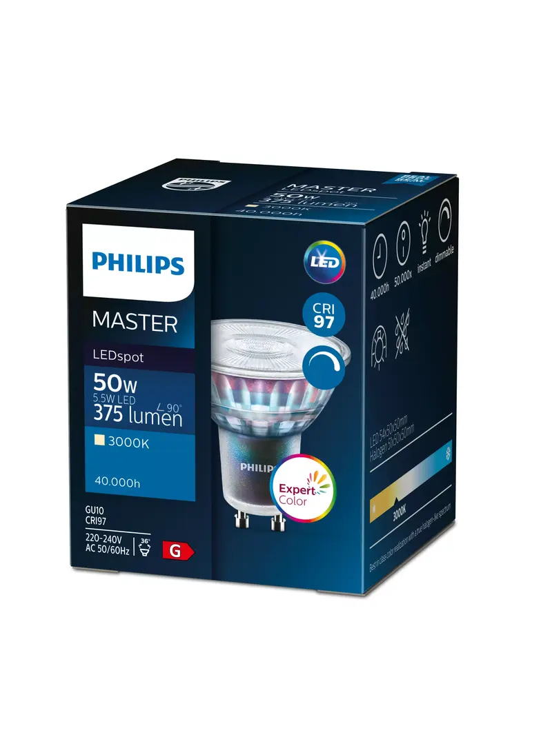 Żarówka LED ściemnialna 14,8W=75W 950lm 4000K barwa neutralna ExpertColor 14,8-75W 940 AR111 24st. 5