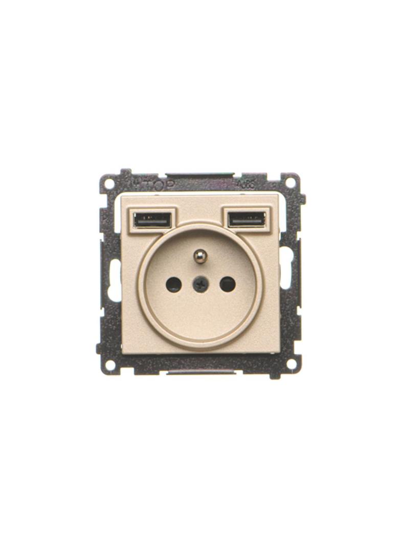 Simon 55 WMDW-001112-144 Gniazdo z zintegrowaną ładowarką 2xUSB A (modu