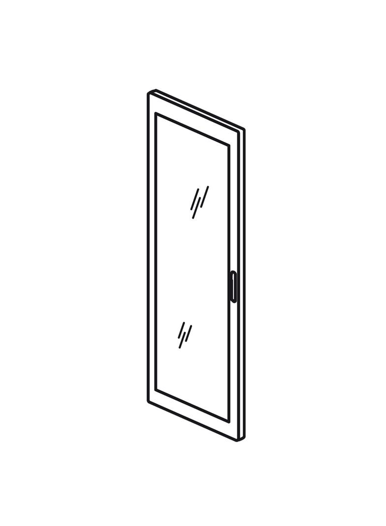 DRZWI PROFILOWANE TRANSPARENTNE 1800 X 725, Legrand