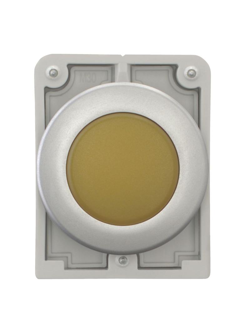 M30C-FL-Y Główka lampki sygnalizacyjnej 30mm płaska żółta 183285 EATON