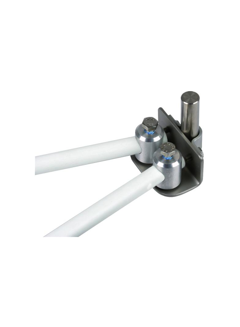 Adapter boczny kątowy, stal nierdzewna NIRO 106325 DEHN