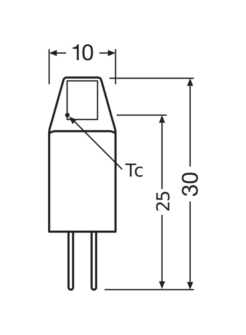 PIN MICRO CL 10 non-dim 1W 827 G4 TRZONKI SPECJALNE LEDVANCE
