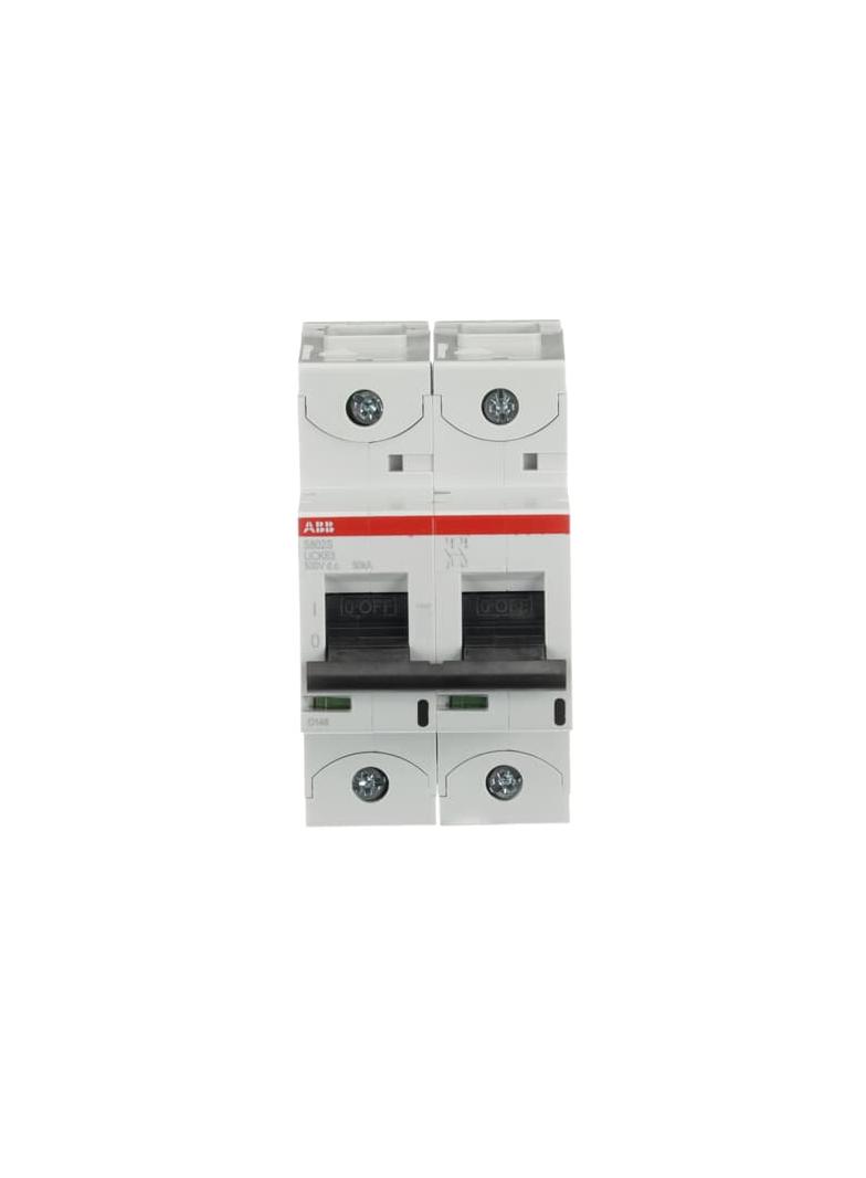 S802S-UCK63 Wyłącznik nadprądowy 50kA AC/DC 2P UCK63A 2CCS862001R1597 ABB
