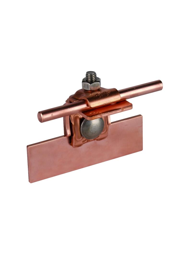 Zacisk krawędziowy wygięty 0,7-8 mm, Cu