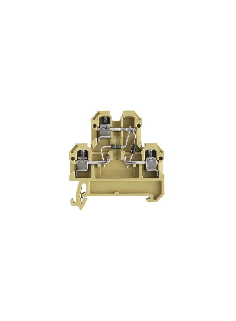 DK 4/35 2D GET.SCH. A2 Złączki szynowe z elementami elektronicznymi, nr katalogowy 0396860000