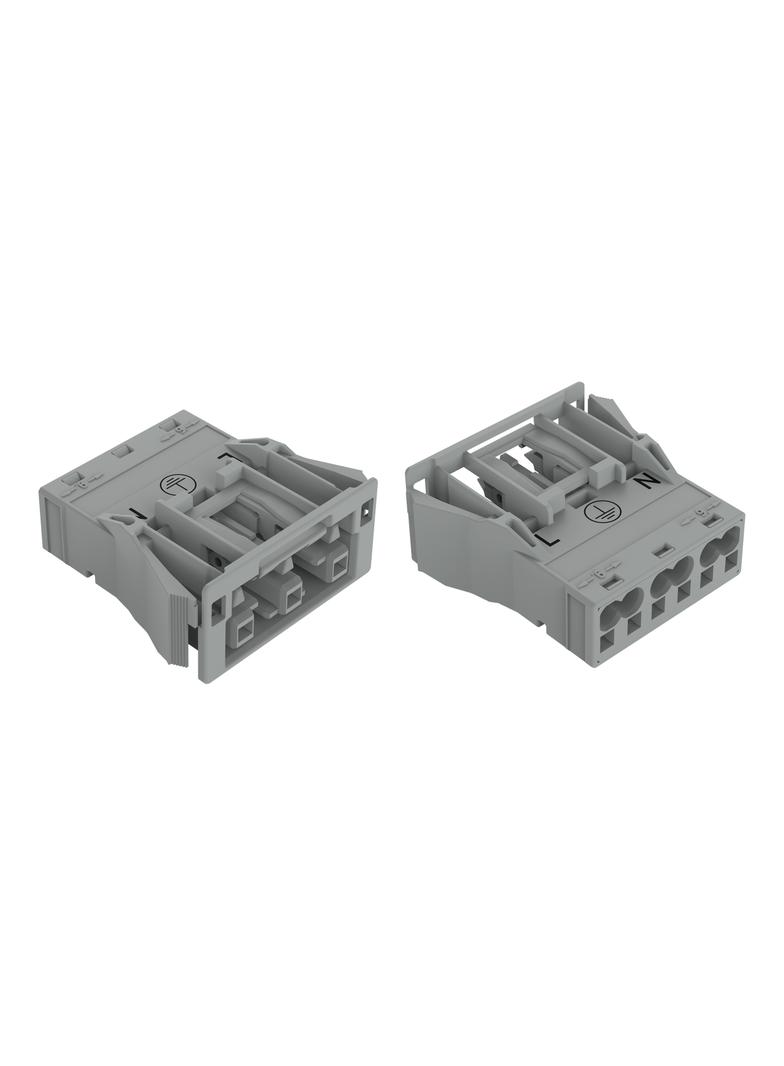 WINSTA MIDI gniazdo 3-biegunowe szare