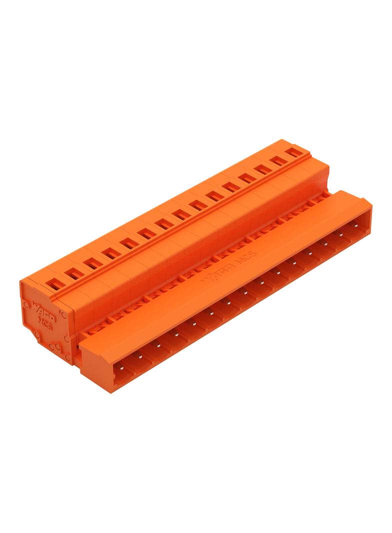 MCS-MIDI Classic wtyk 15-bieg. pomarańczowy raster 5,08 mm /25szt./ WAGO
