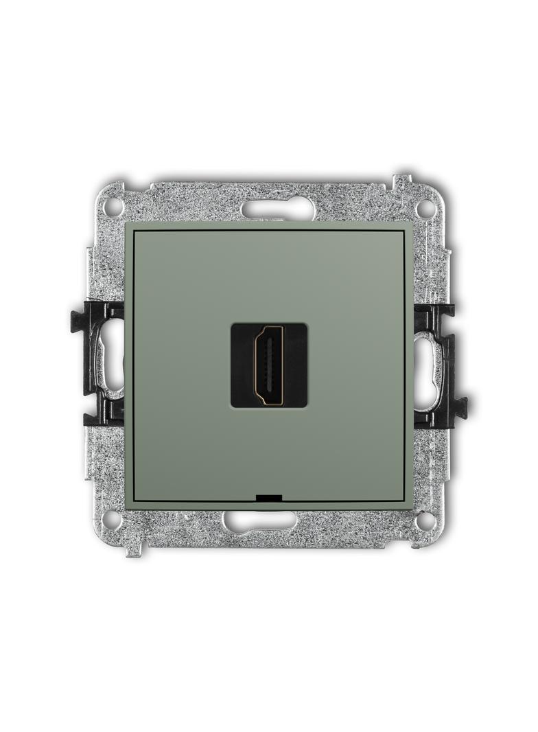 ICON Gniazdo pojedyncze HDMI 2.1 8K szałwiowy 61IHDMIBO-5 KARLIK
