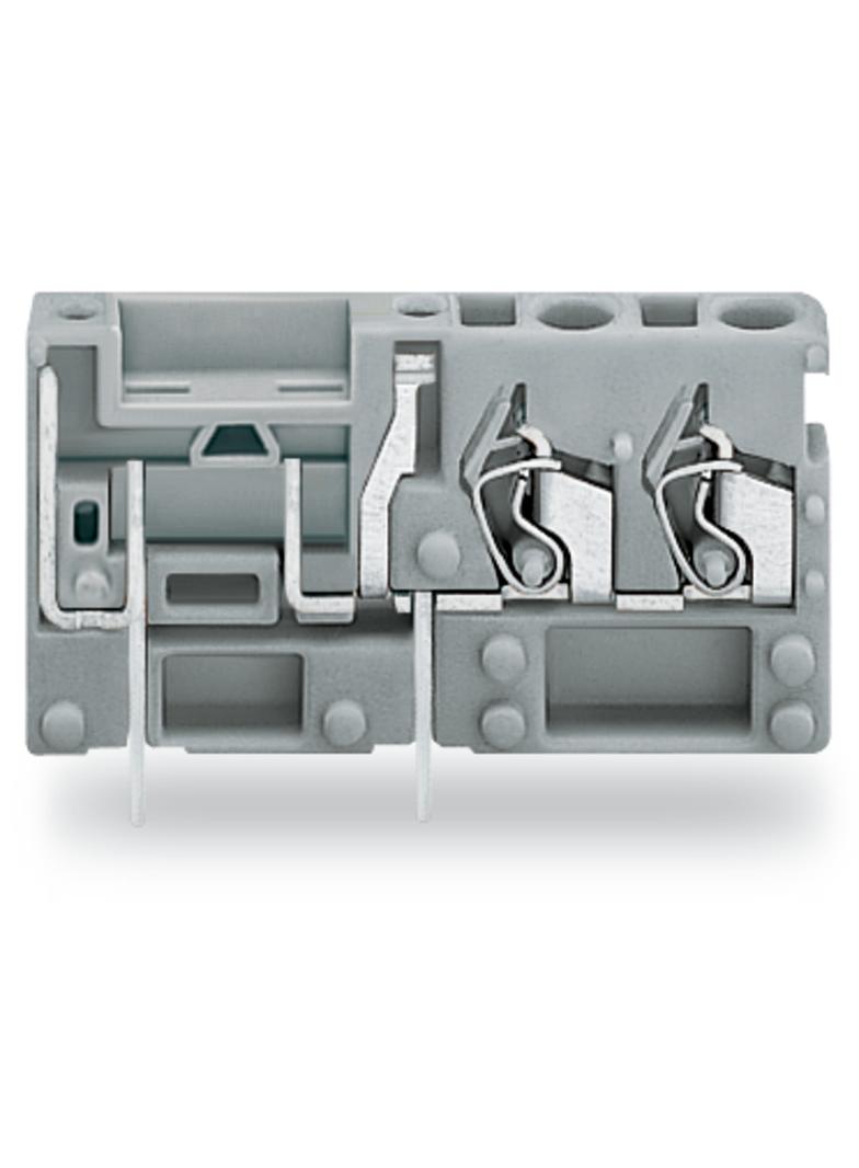 złączka do płytek drukowanych bezpiecznikowa szara raster 5 mm