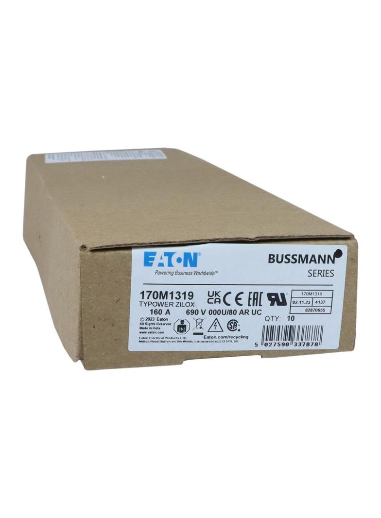160A 690V IEC aR 000U/80 SQUAREBODY FUSE Wkładka szybka 160A AC 690V DIN 000 21x40x100 mm, 170M1319