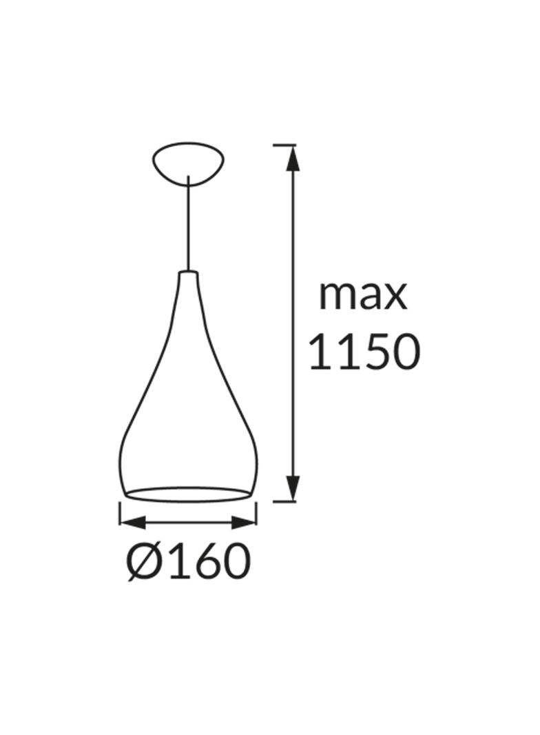 Wisząca oprawa oświetleniowa JUSTA WHITE