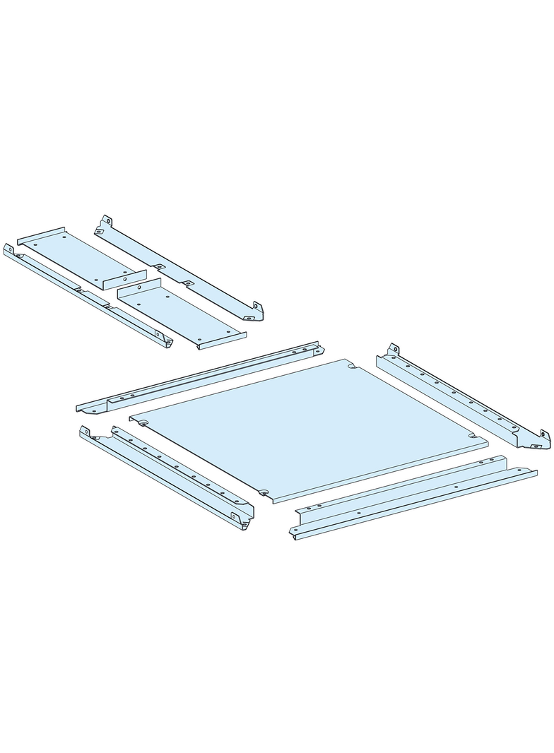 Rozdzielnice PrismaSet płyta dławicowa pełna IP55 650+150x 600mm LVS08687 Schneider