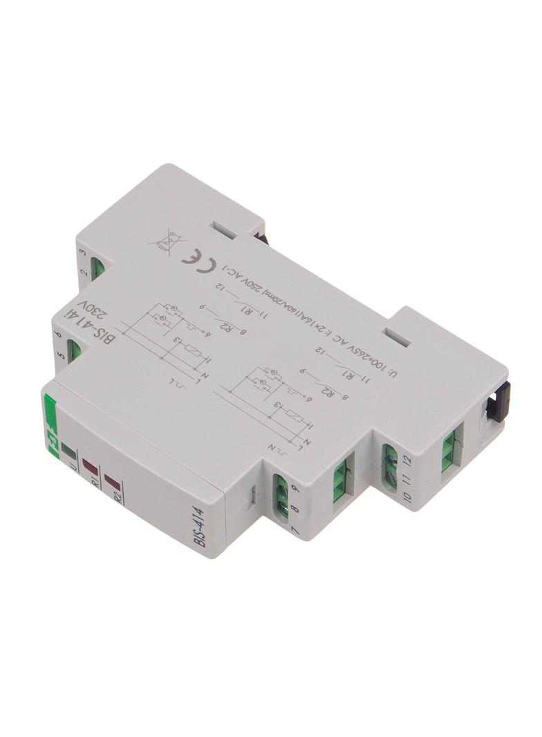 Przekaźnik bistabilny sekweRyjny na szynę DIN z przekaźnikiem inrush 160A/20ms BIS-414-LED F&F