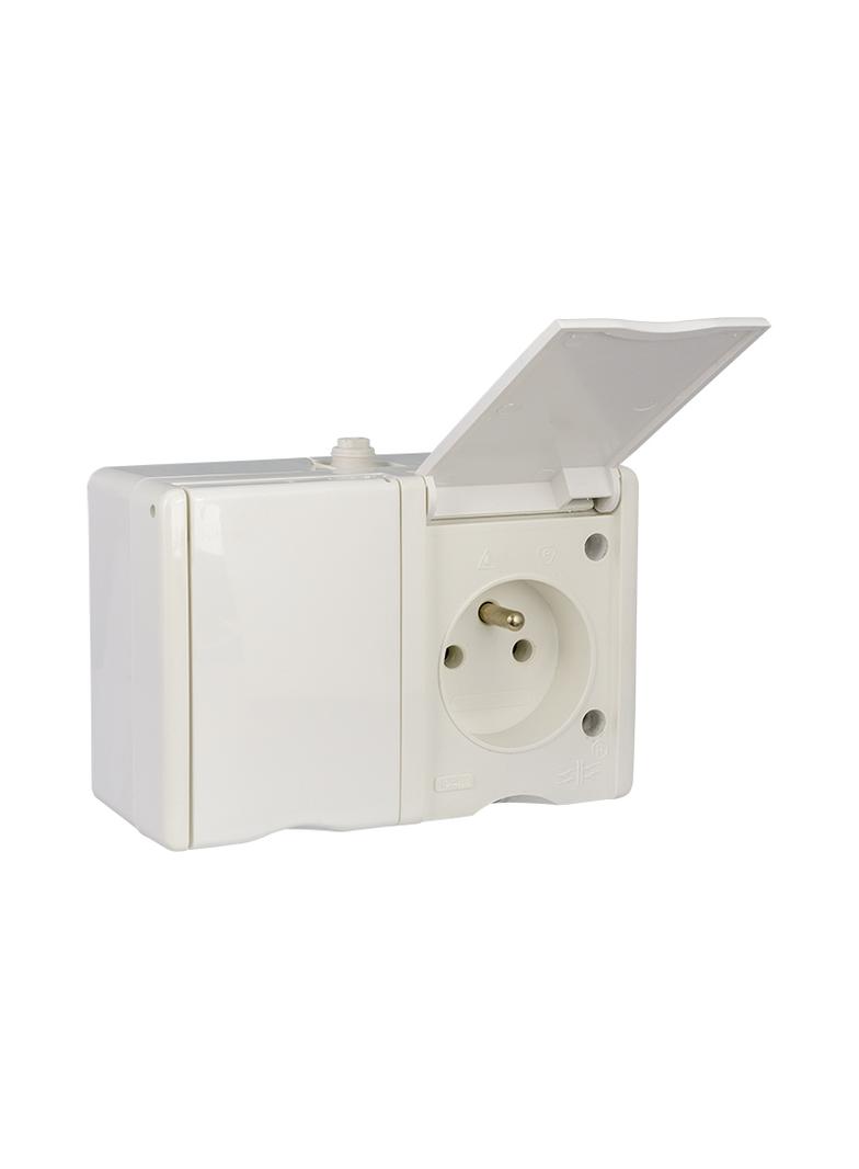 VG-2Z-uk Gn.podw. 2x2P+Z-/t IP44 białe VG 262-01 51.325 OPATÓWEK