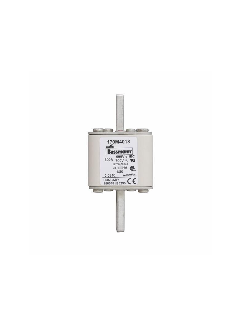 800A 690V 1/80 aR INDICATOR FUSE Wkładka szybka 800A AC 690V DIN 1 53x53x108 mm aR DIN, 170M4018 EAT