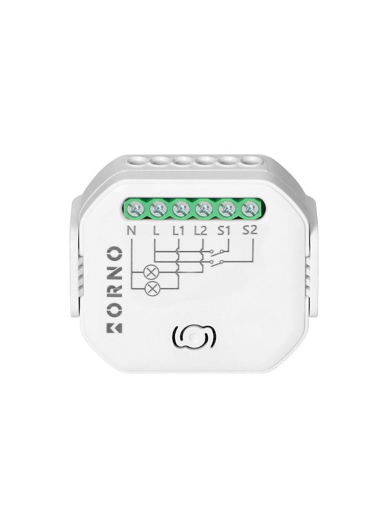 Przekaźnik dopuszkowy 2-kanałowy Tuya Smart Wi-Fi+BLE OR-SH-17101 ORNO