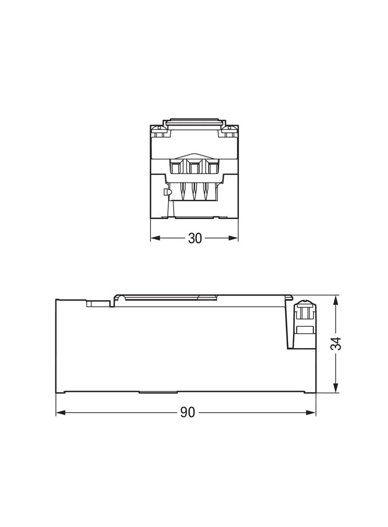 WINSTA IDC moduł odejściowy 3 x 2,5 mm2