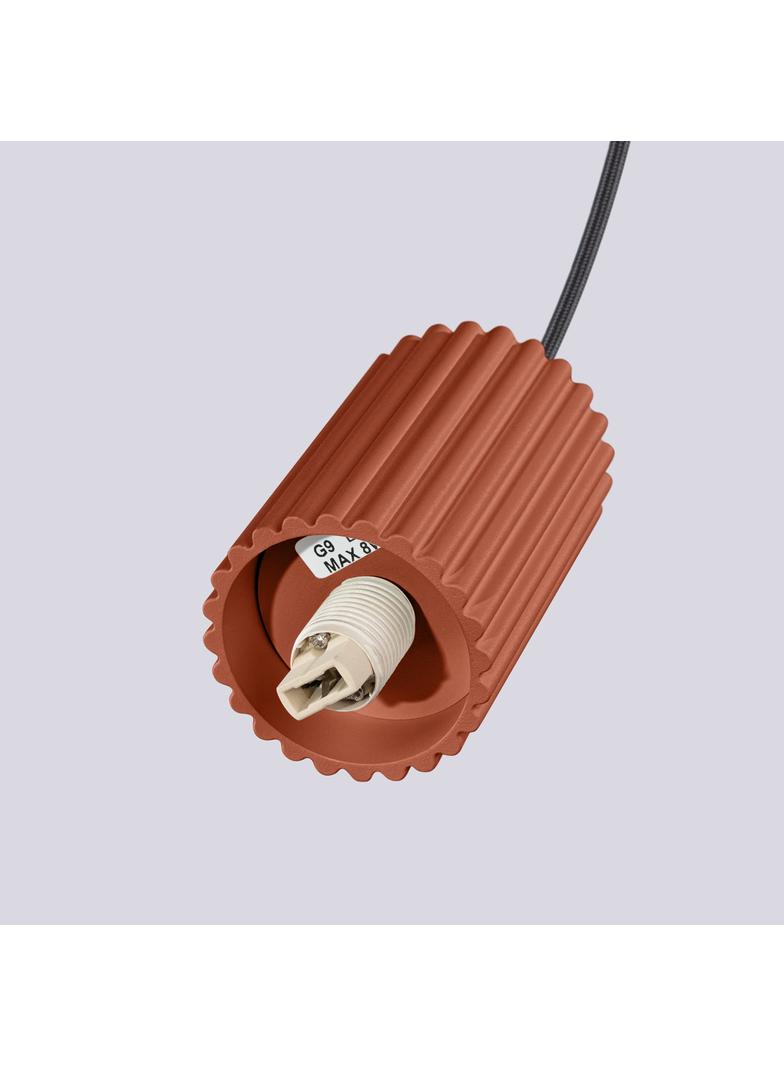 Lampa wisząca HALO 1 ochra czerwona