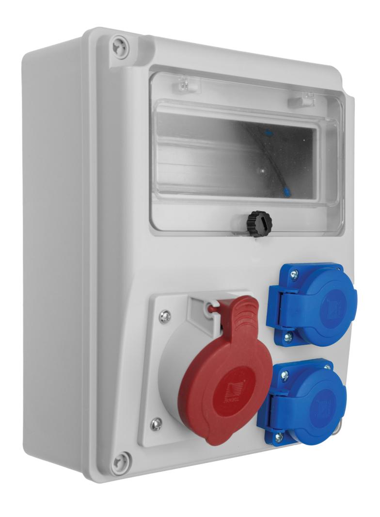 rozdz.R-BOX 240 8S 1x16/5,2x230V puste okno